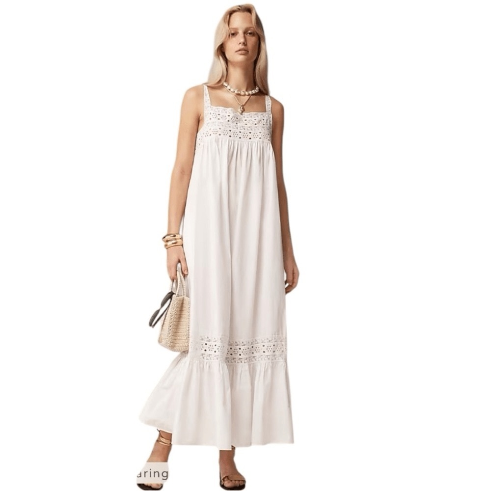 J. Crew Athena Cotton Poplin Ankle Length Dress